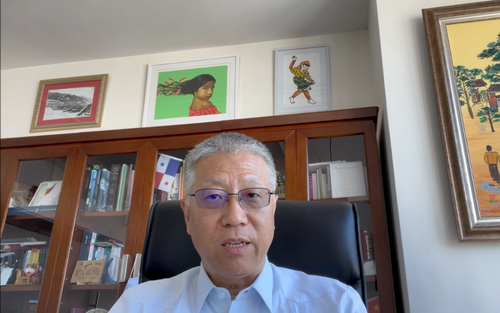 驻非盟使团团长蒋烽大使出席中非联合作示范中心鲁班工坊职业教育管理能力建设海外研修班开班仪式并致辞