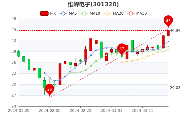 维峰电子(301328)2025年中报简析:营收净利润同比双双增长,三费占比上升明显