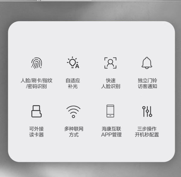 海康威视获得外观设计专利授权：“智能门禁”