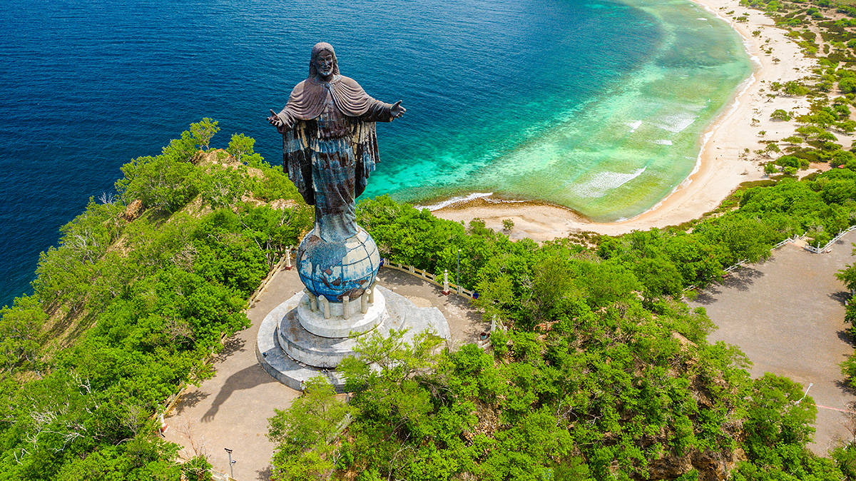 中国与东帝汶签署援东滨海堤岸整治和总统府中式园林项目立项换文